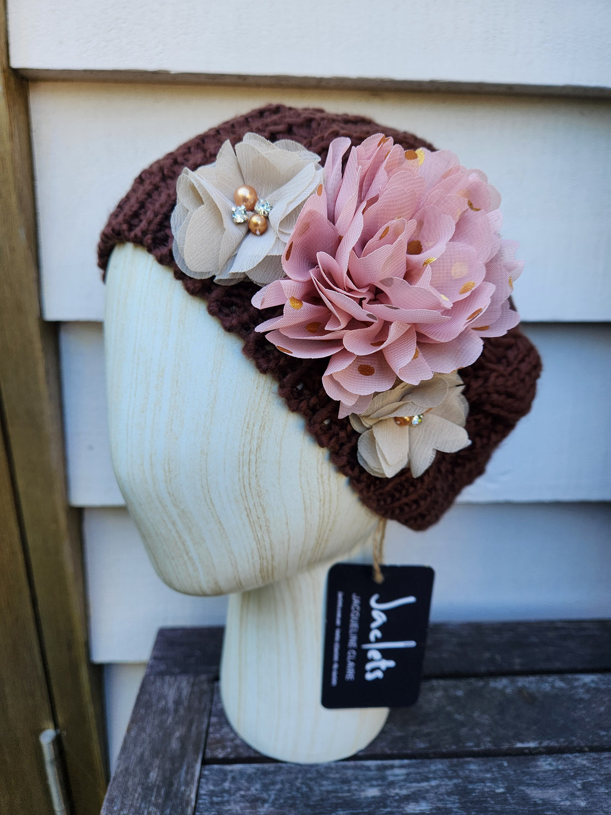 "Ella" Beanie - Chocolate