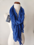 Ripple Light Scarf - Cobalt Blue