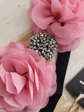 The "Lilyana" Headband - Coral Pink