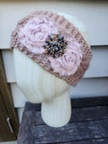 "Luna" Knit Headband - Caramel