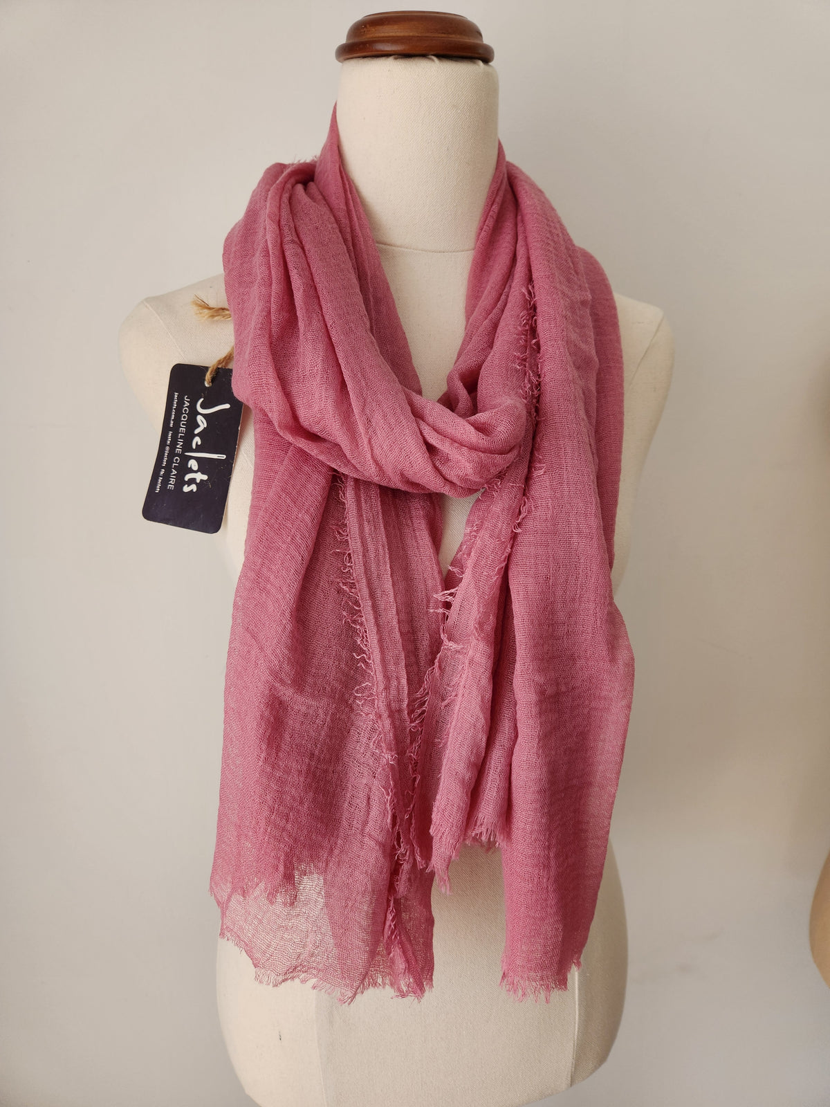Light Scarf - Strawberry Pink