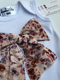 White "Zaraffah" Babysuit - Size 000