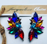 "Emirati' Stud Earrings - coloured