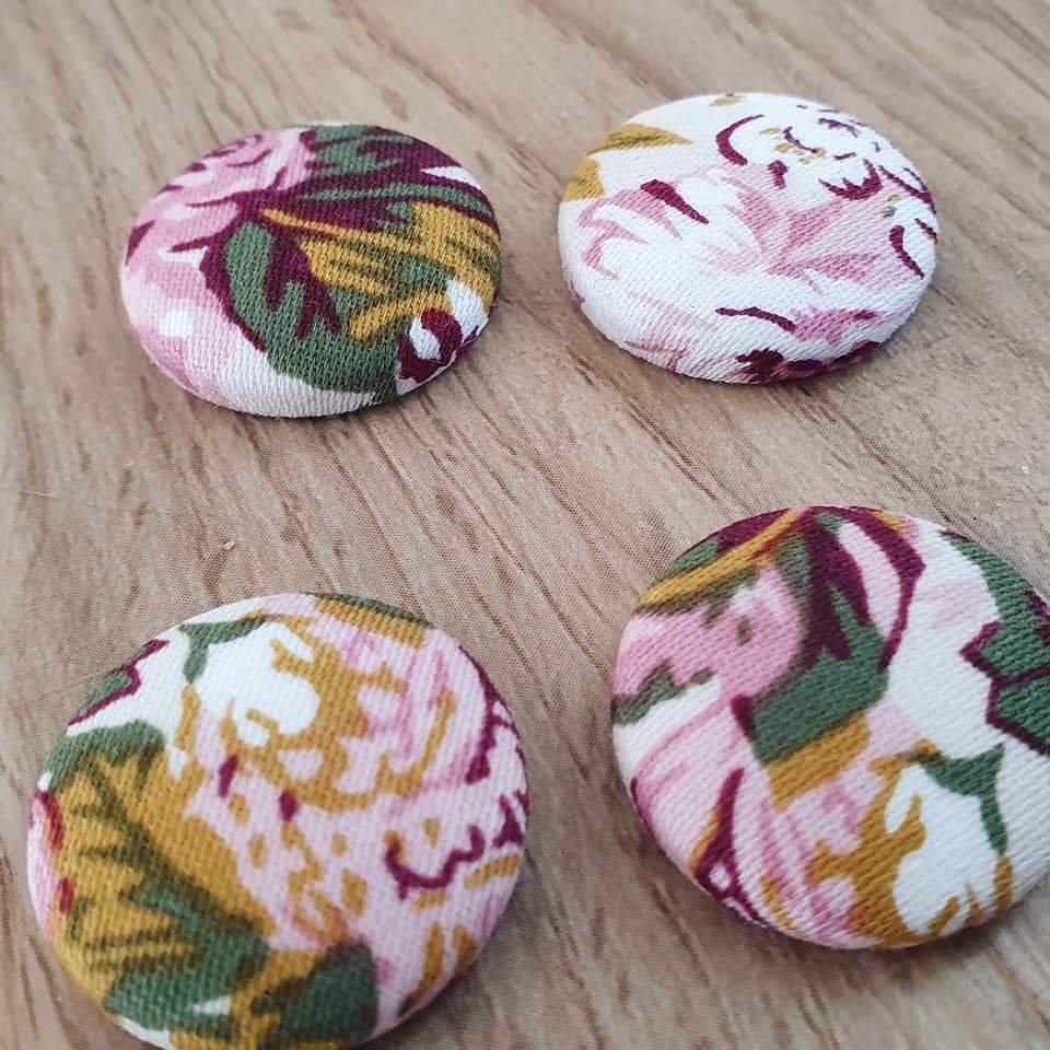 "Hilda" Fabric Studs