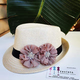 Oatmeal "Chelsy" Trilby Hat