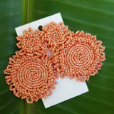 "Turkish" Earrings  - pink peach