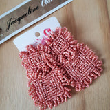 "Istanbul" Bead Earrings - Pink