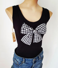 "Gingham Bow" Top