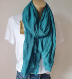 Light Scarf - Soft teal Green
