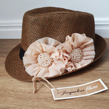 Chocolate "Isabella" Trilby Hat