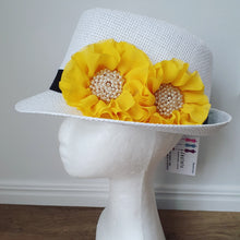 White "Sunshine" Trilby Hat