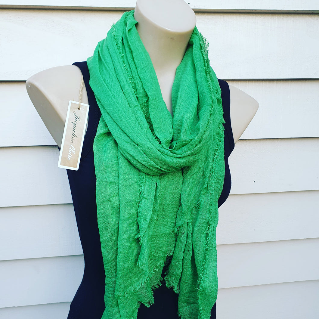 Light Scarf - Bright green