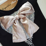 Black "Jacqueline Claire" top