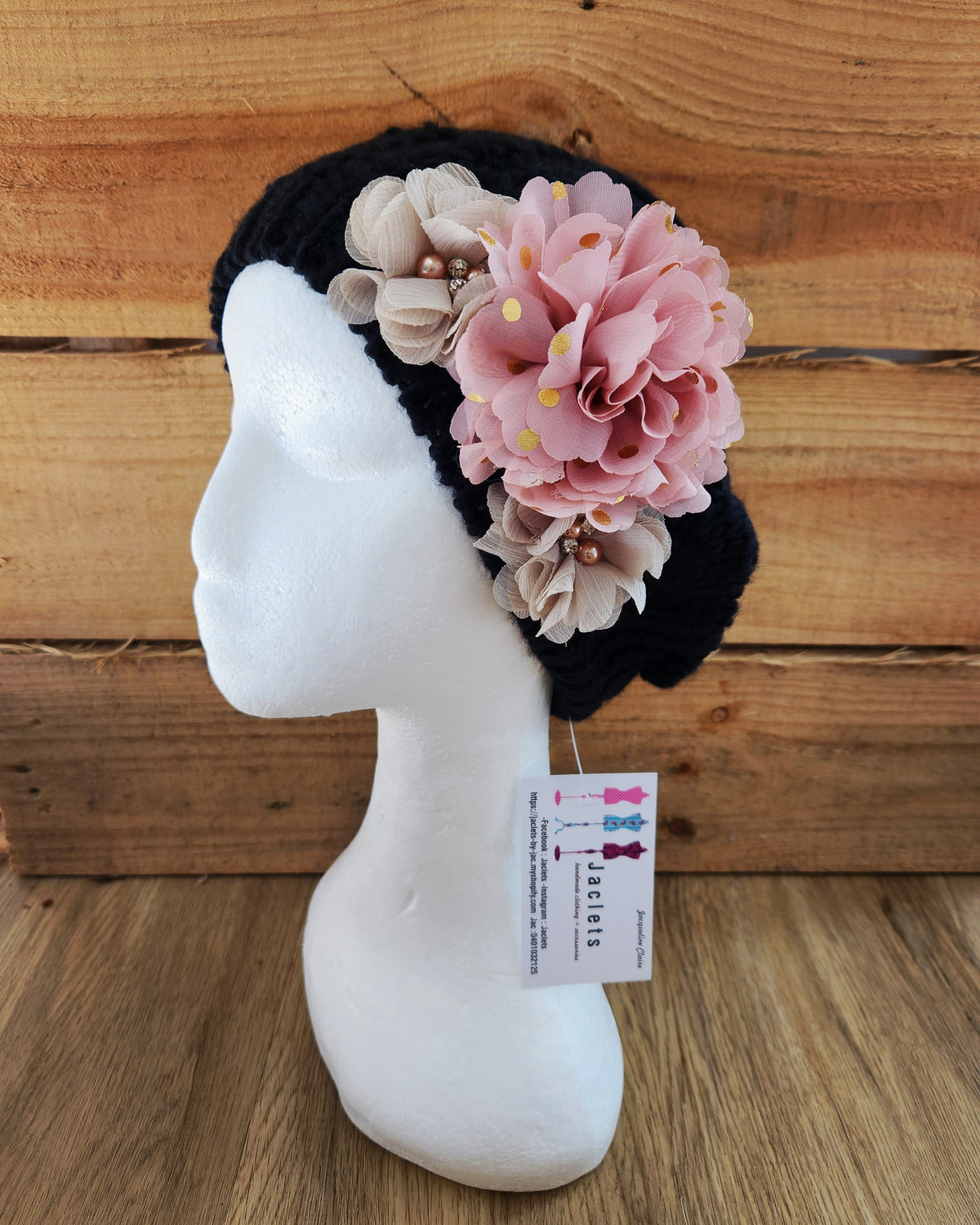 "Molly" Beanie - Black